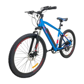 Электровелосипед Eltreco XT 600 Pro (сине-оранжевый)